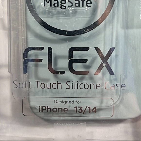 FLEX soft touch silicone case designed for iPhone 13/14 compatible with MagSafe - Picture 2 of 6